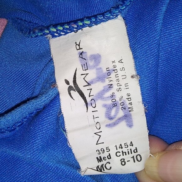 Motionwear Leotard "For Love or Money Invitational" size Medium child MC 8-10 - Picture 5 of 5